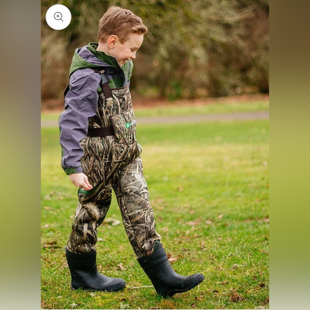 OAKI Kids Neoprene Camo Waders